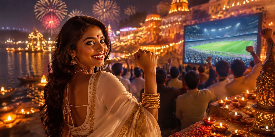 India casino entertainment with traditional dress and modern gaming